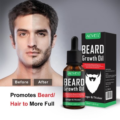 Aliver Beard Growth Oil, Professional mens beard care products 30ml